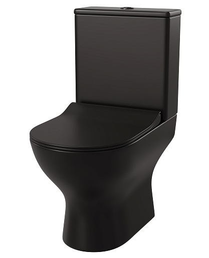 Taliente Унитаз Arte AR35045 Nero напольный с бачком – фото-1